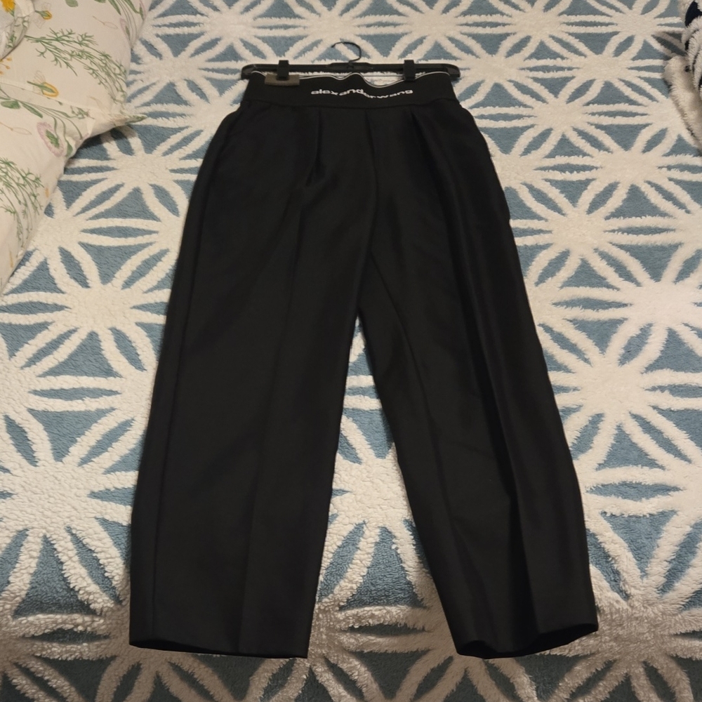 Black High-Waisted Trousers